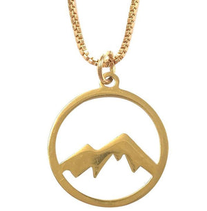 Golden Mountain Necklace