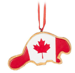 Canadian Beaver Ornament