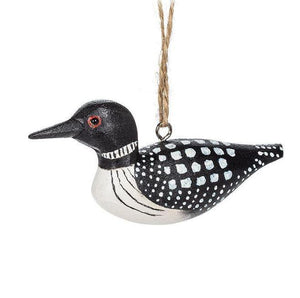 Wooden Loon Ornament