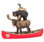 Canadian Animals in Canoe Decor