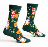 Merry Corgmas Crew Socks