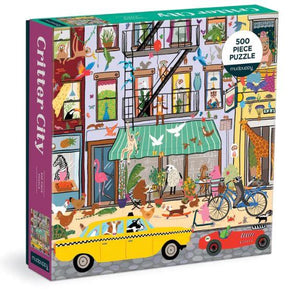 500 Piece Puzzle Critter City