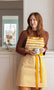 Yellow Striped Apron