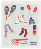 Alpine Adventure Swedish Dishcloth