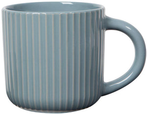 Ocean Blue Fluted Mug