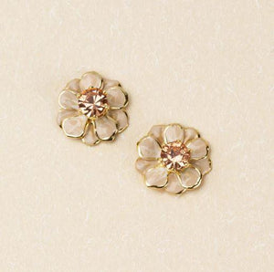 Enamel Flower Earrings