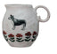 Dog and Flowers 10oz Creamer jug