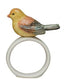 Orange and Yellow Perched Bird Napkin ring