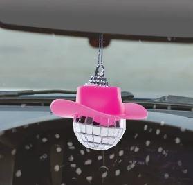 Pink Disco Ball Ornament