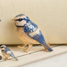 Blue Tit Bird Brooch