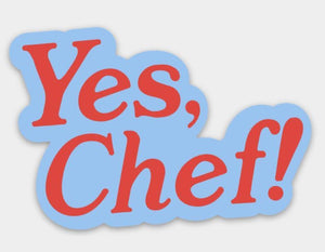 Yes Chef Sticker