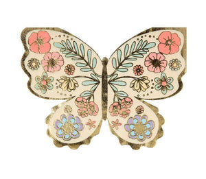 Floral Butterfly Napkins