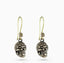 Bronze Day of the Dead Earrings