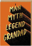 Man Myth Legend Grandad Card