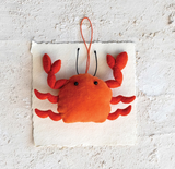 Velvet Crab Ornament