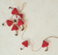 Red Capped Mushroom Garland