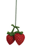 Felt Strawberries Ornament