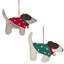 Dog in Red Sweater Ornament