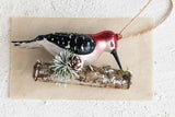 Woodpecker on Branch Ornament