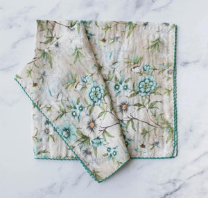 Floral Beige Ann Scarf