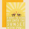 Sunset with You Card