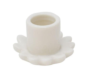 White Flower Candle Holder