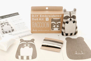 Raccoon Embroidery Kit