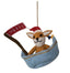 Fox in Sailboat Ornament