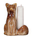 Stoneware Fox Candle Holder