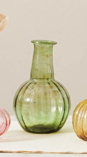 Green Glass Vase