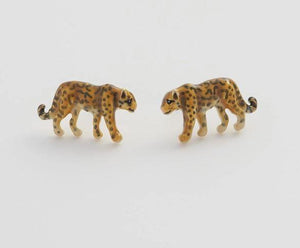 Leopard Stud Earrings