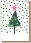 Pack of 10 Dotty Christmas Tree Cards