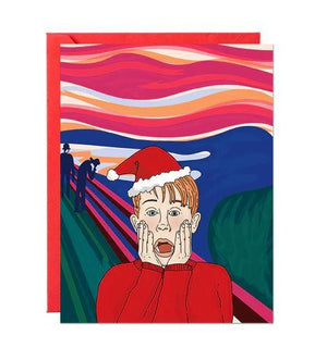 Scream Alone Holiday Card