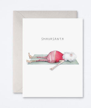 Yoga Santa Card