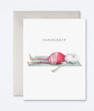 Yoga Santa Card