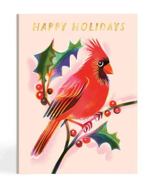 Happy Holidays Cardinal Notecards