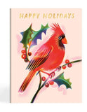 Happy Holidays Cardinal Notecards