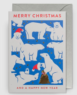 Merry Christmas Polar Bears Card