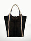 Melody Black Suede Leather Bag