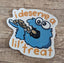 A Little Treat - Cute Cookie Monster Sticker