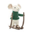 Merry Mouse Skiing Stuffed Animal