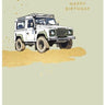 Happy Birthday Land Rover Card