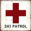 Ski patrol Metal Sign