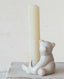 White Bear Candle Holder