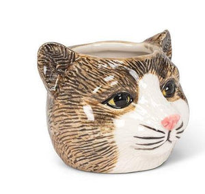 Tabby Cat Planter