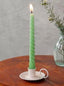 Enamel Pink Chamberstick Candle Holder