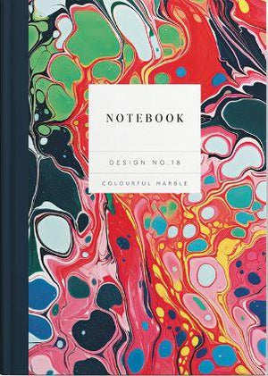 Colourful Marble Notebook