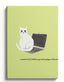 Cat on Keyboard Notebook