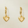 Gold Heart Earrings