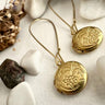 Floral Locket Earrings